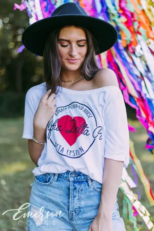 Alpha Delta Pi Ronald Mcdonald House Slouchy Tee