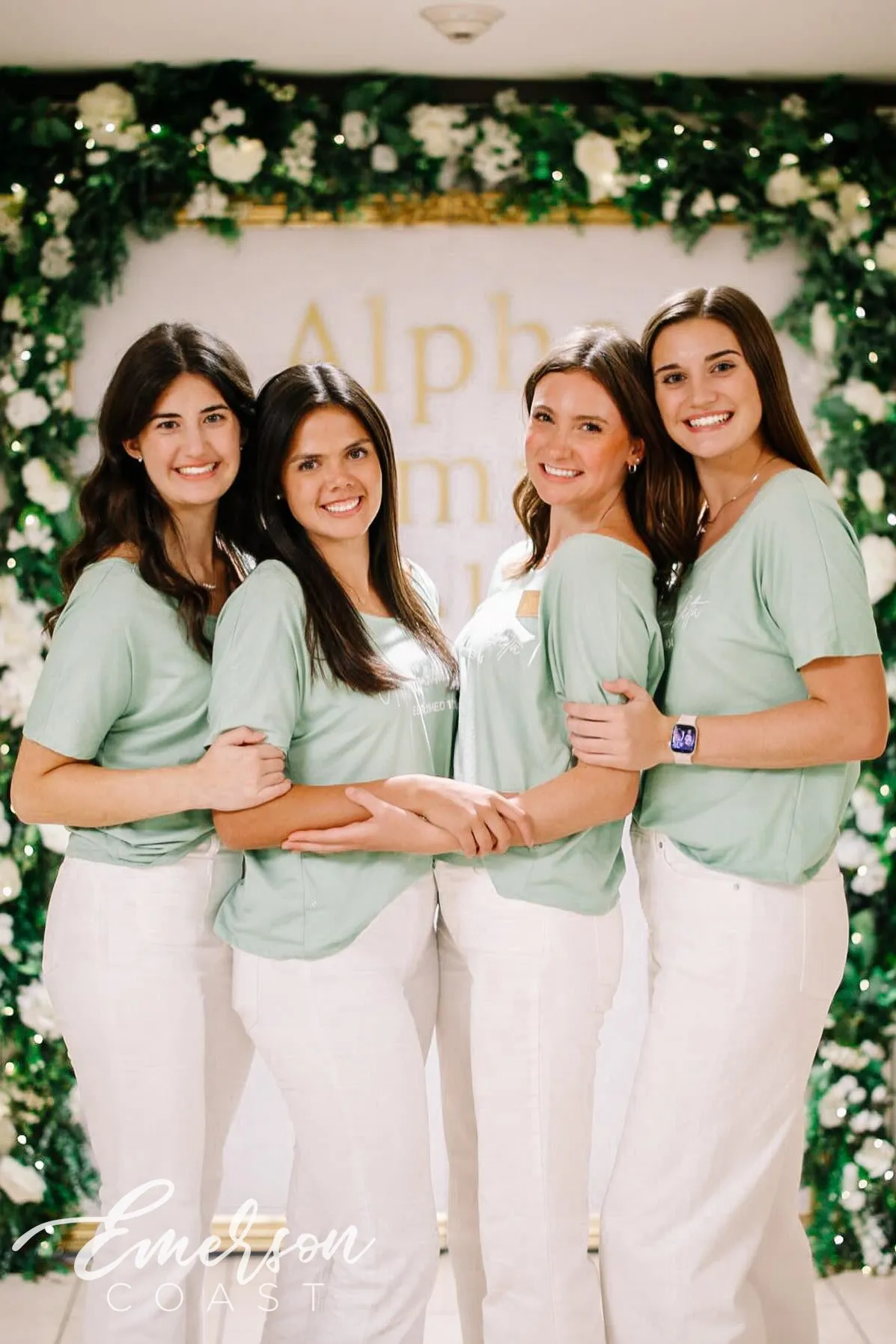 Alpha Gamma Delta Sage Recruitment Slouchy Tee