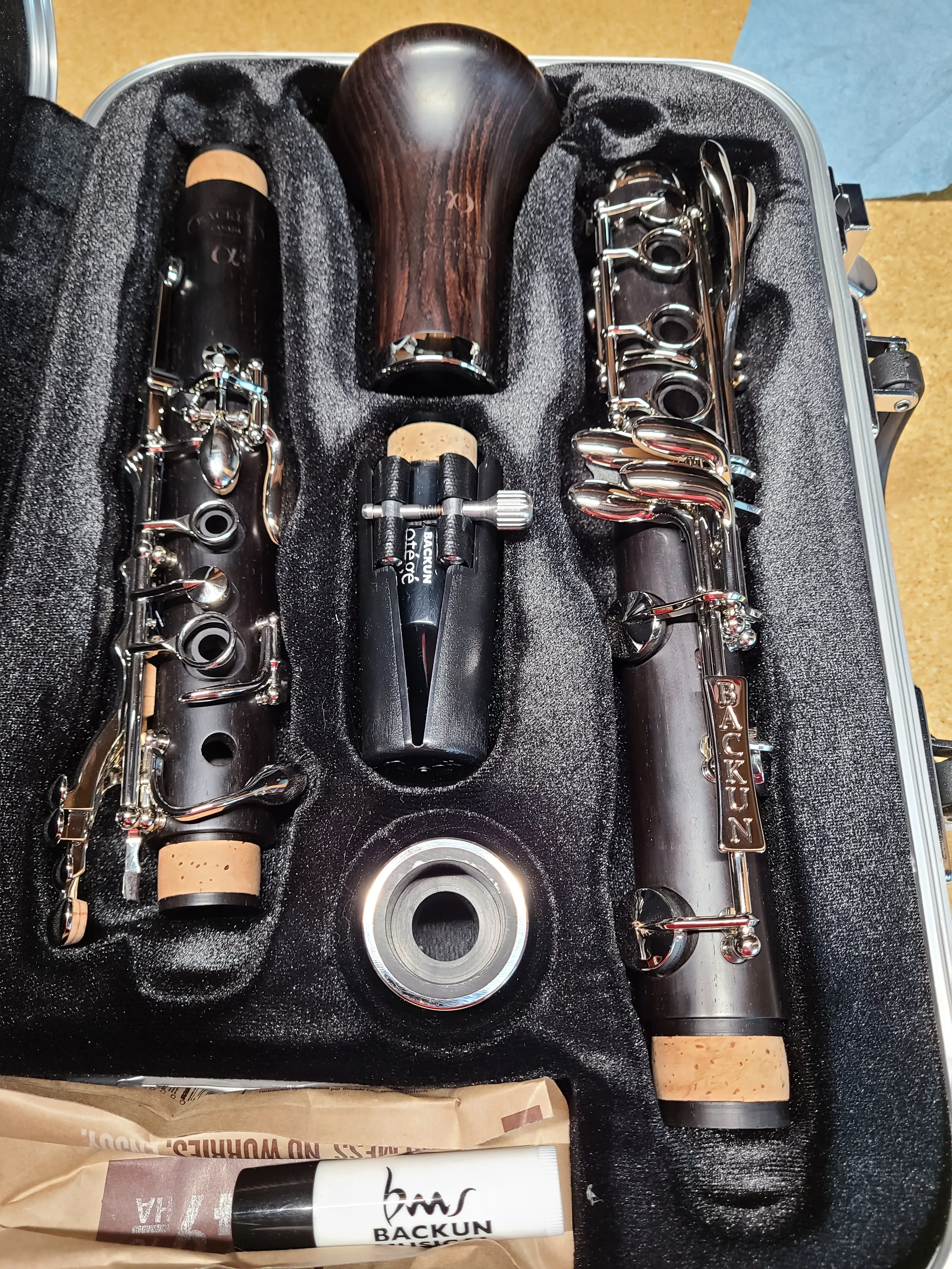 Alpha Plus- Grenadilla Wood, Nickel Keys