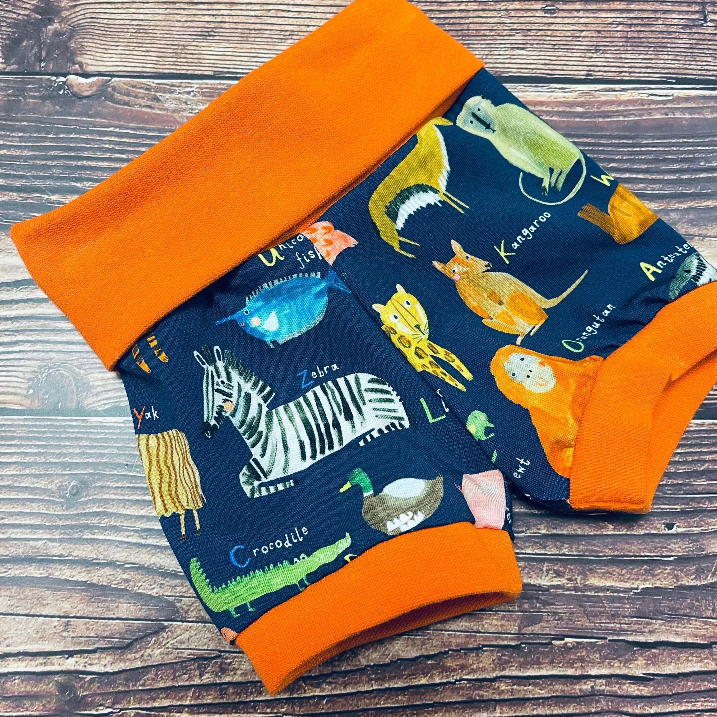 AlphaZoo Foldover Shorts - Navy