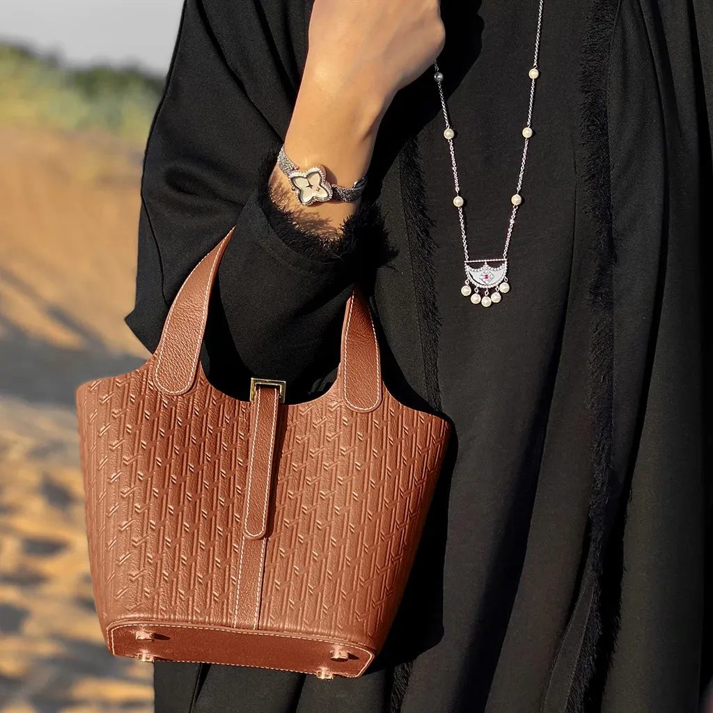 Alyazia Handbag / Tan