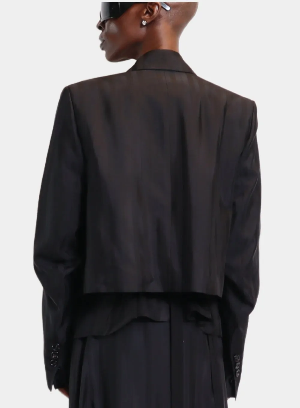 ANN DEMEULEMEESTER | Inge Cropped Slouchy Jacket