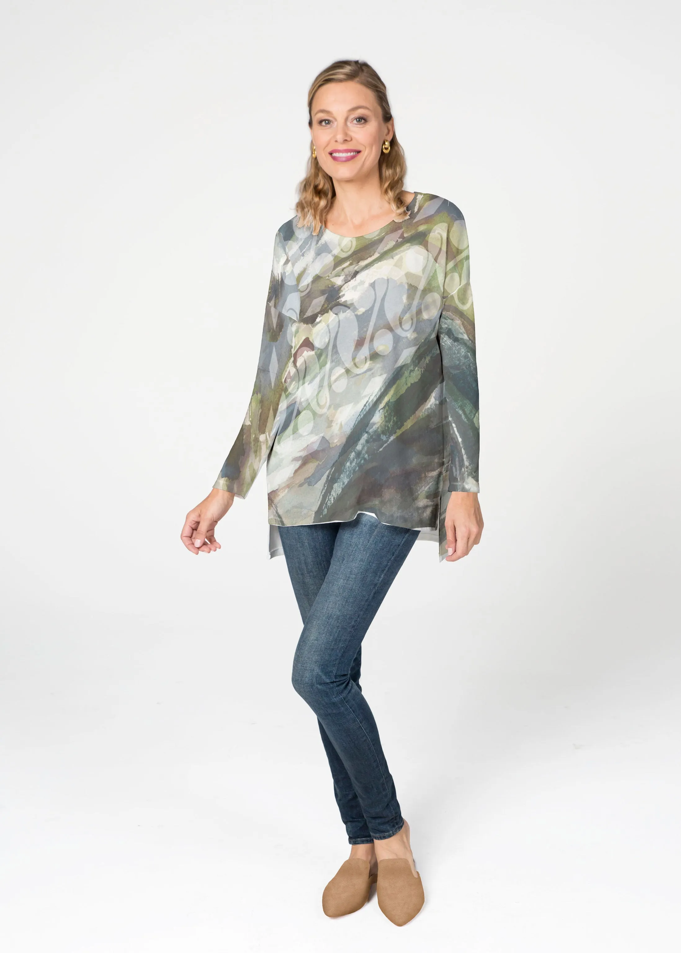 Annaleise (15055) ~ Slouchy Butterknit Top