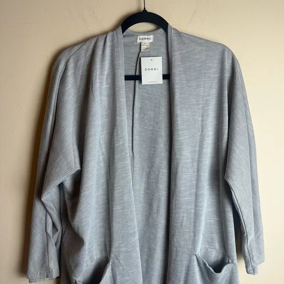 Anthropologie x Donni NWT Slouchy Striped Open Front Cardigan Women’s One Size