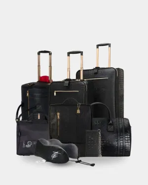 Apollo 2 Suitcase 2 Piece Set in Black