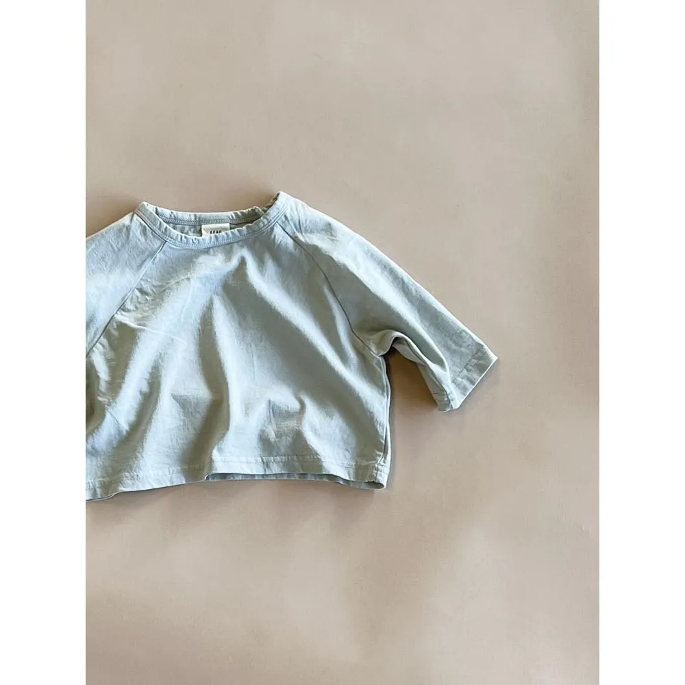 Ash Boxy Tee | Grey