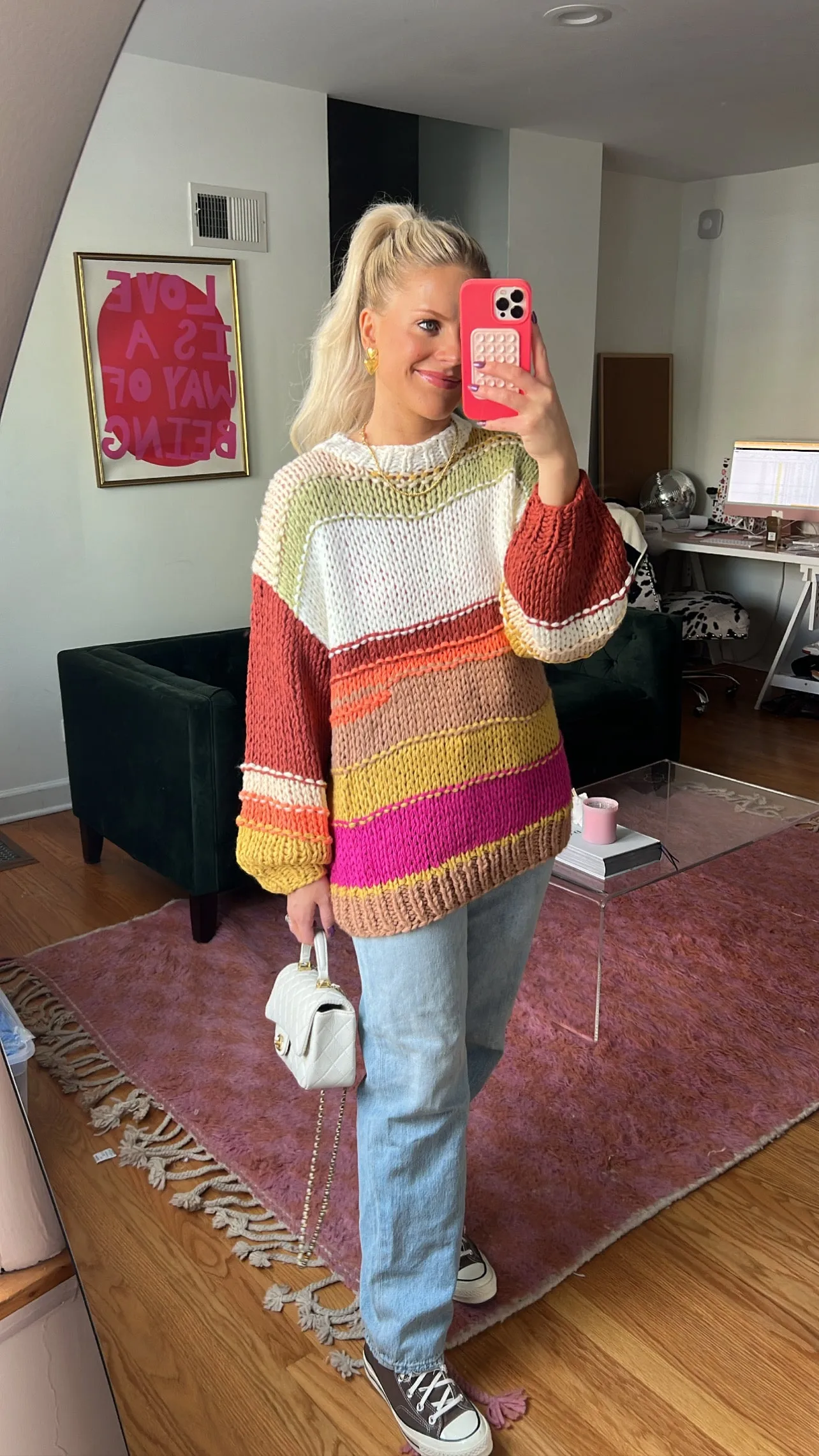 Autumn Energy Striped Sweater *RESTOCKED*
