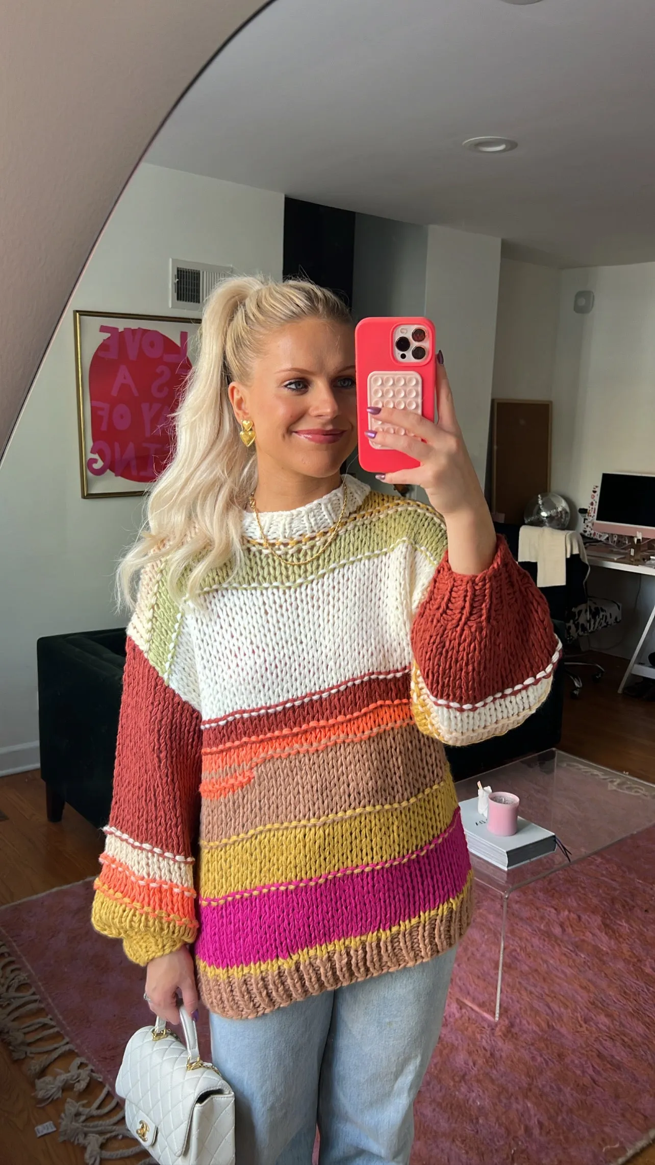 Autumn Energy Striped Sweater *RESTOCKED*