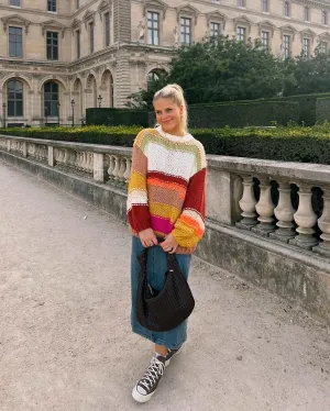 Autumn Energy Striped Sweater *RESTOCKED*