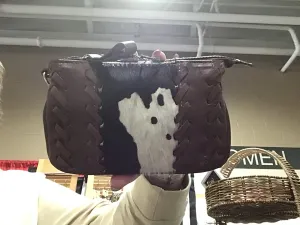 AW106 - Leather Wallet w/ cowhide