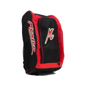 Back Pack Beisbol BS México Negro Letra Roja Infantil