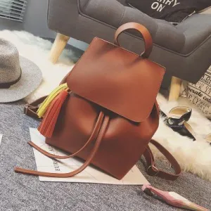 Backpack With Tassel