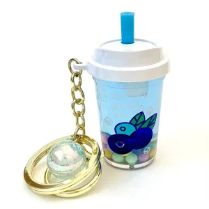 bcmini Double Cover Fruit Cup Charm Keyring