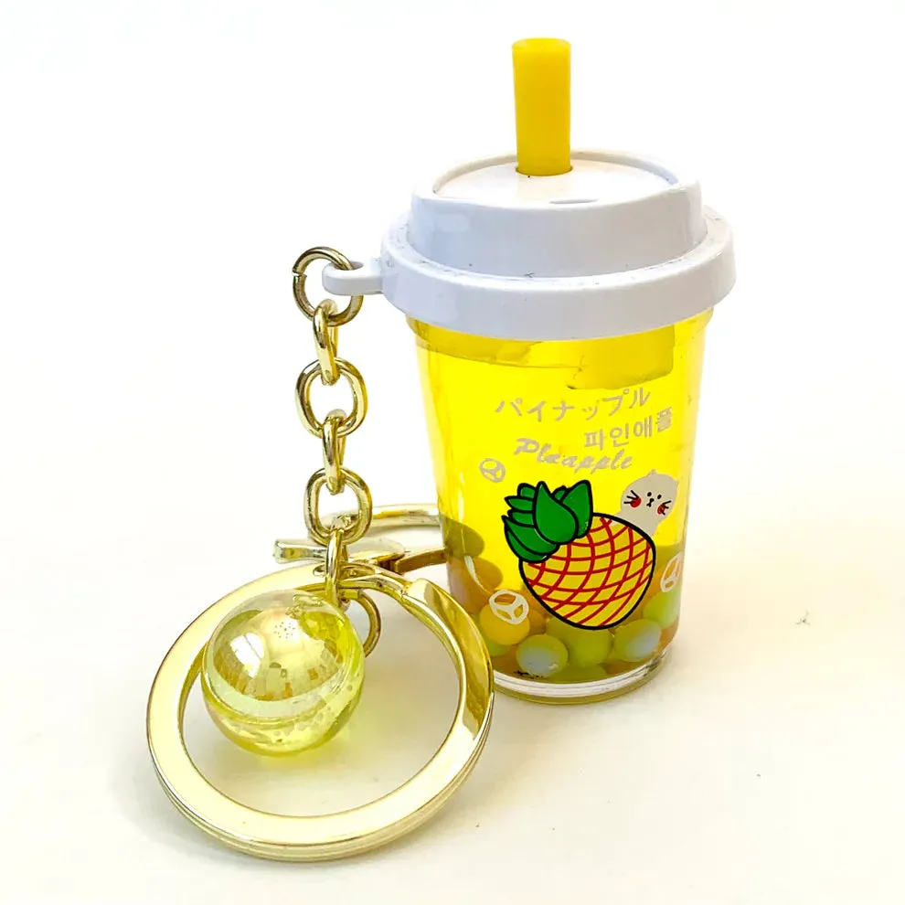 bcmini Double Cover Fruit Cup Charm Keyring