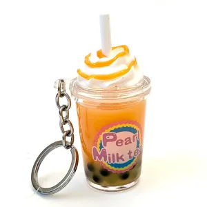 bcmini Pearl Milk Tea Sprinkle Charm Keyring