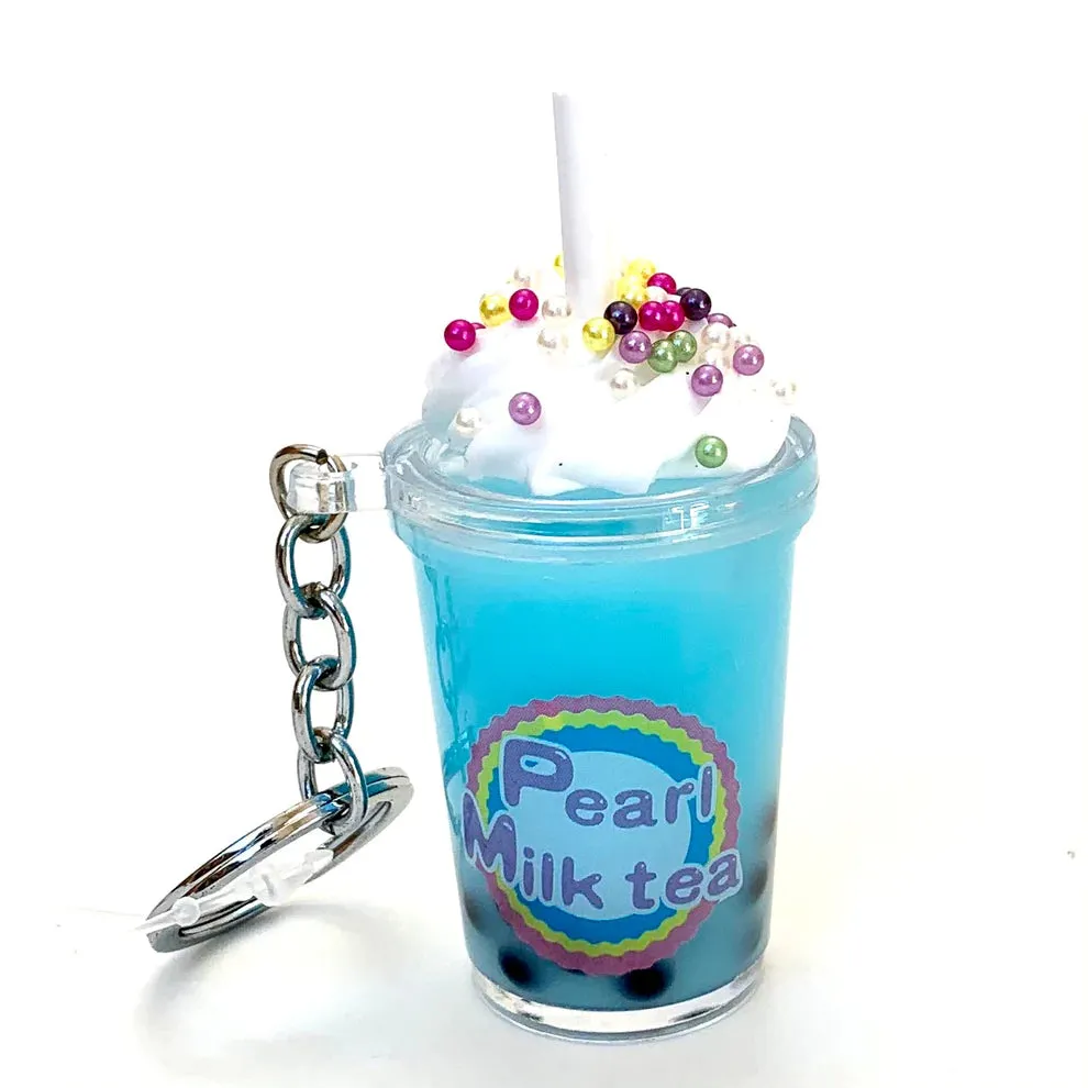 bcmini Pearl Milk Tea Sprinkle Charm Keyring