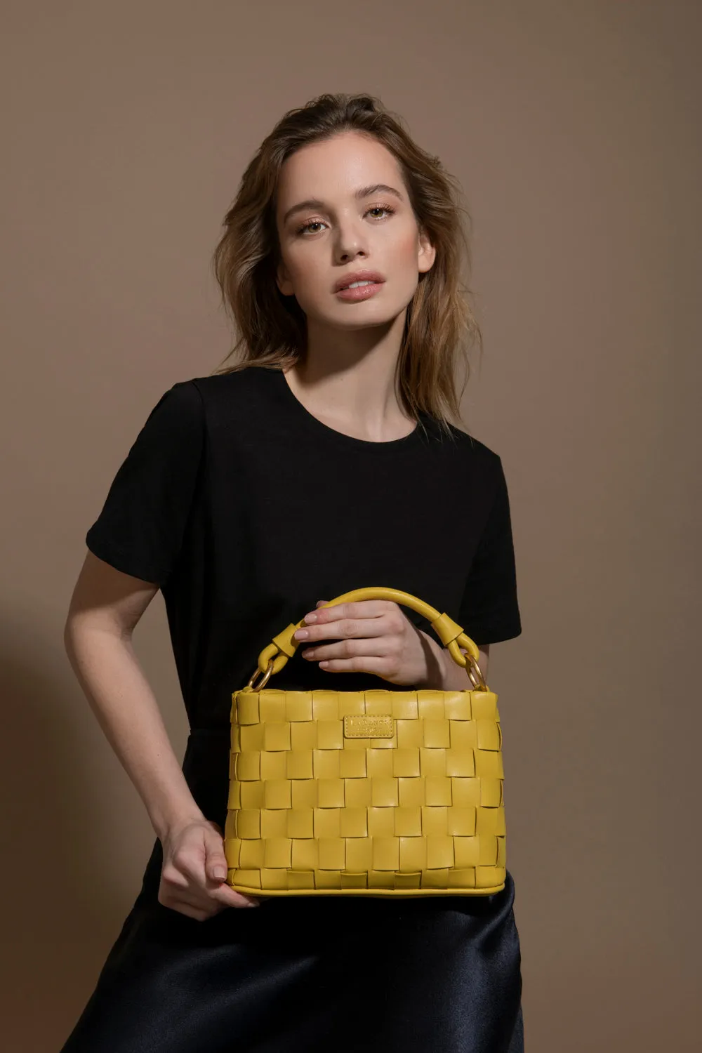 Bella Black Vegan Mini Crossbody Bag ( Pre-Order for March 2025)