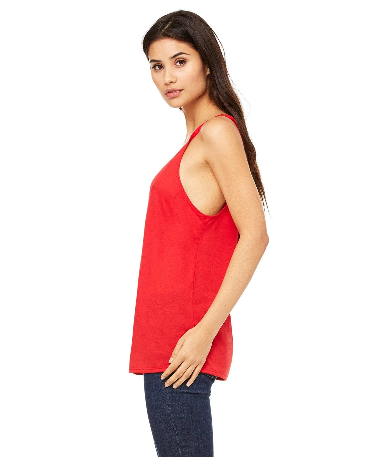Bella Canvas Ladies Slouchy Tank | Red
