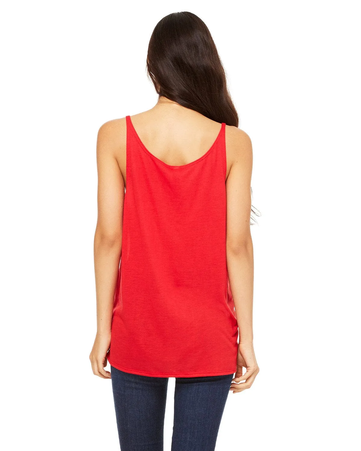 Bella Canvas Ladies Slouchy Tank | Red