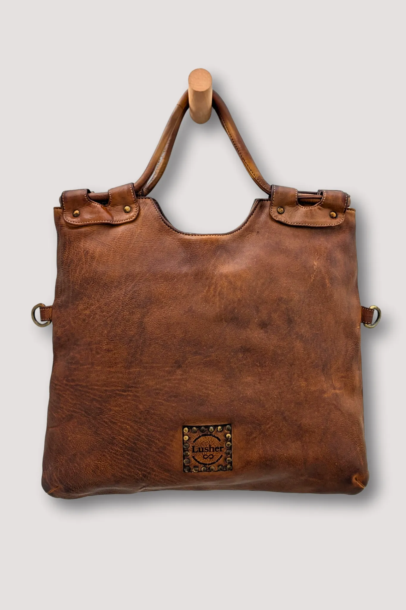 Bella Foldover Tote - Cognac Rocks  (sign up for restock alerts)