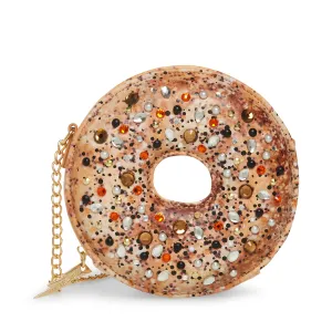 Betsey Johnson Kitsch Everything Bagel Crossbody Bag