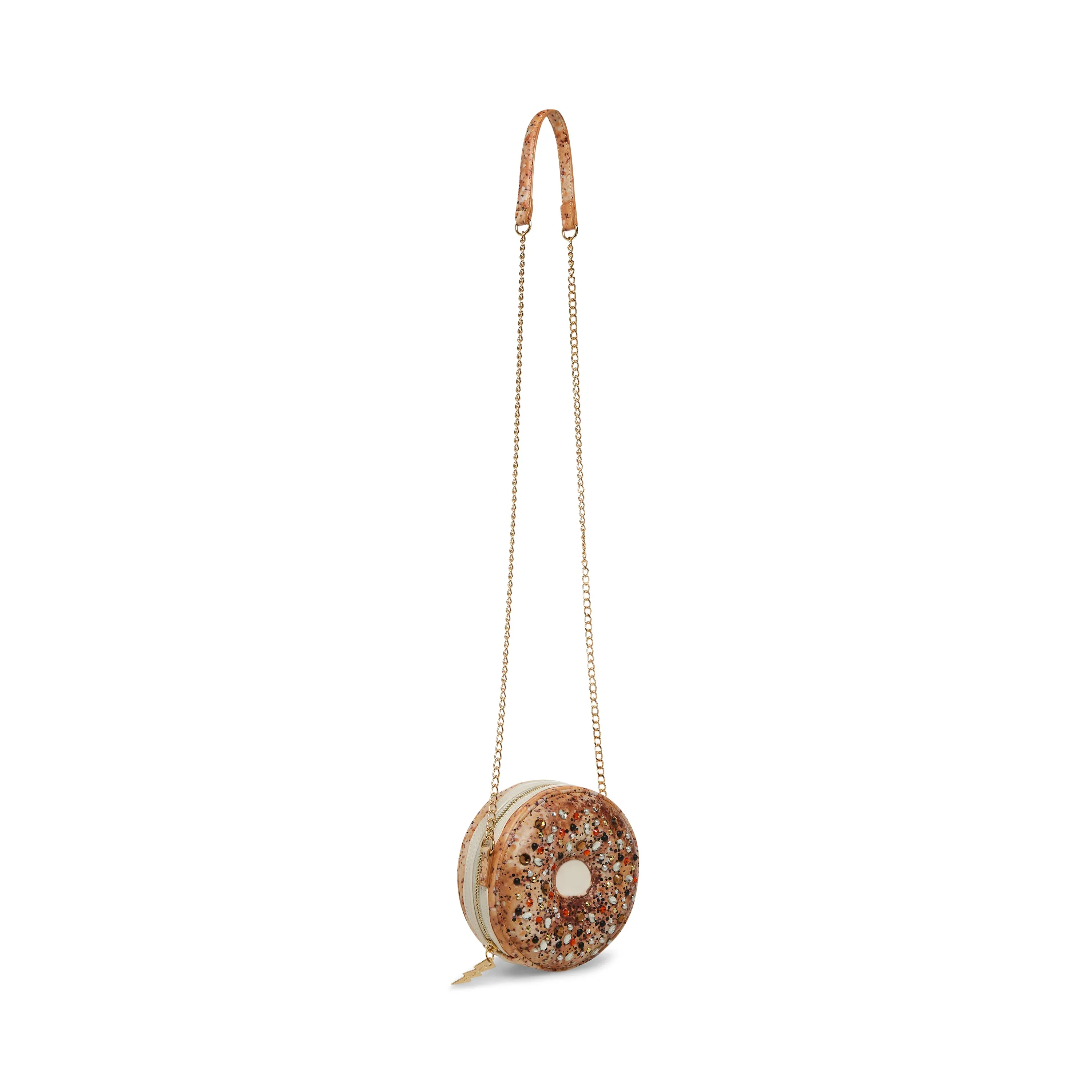 Betsey Johnson Kitsch Everything Bagel Crossbody Bag