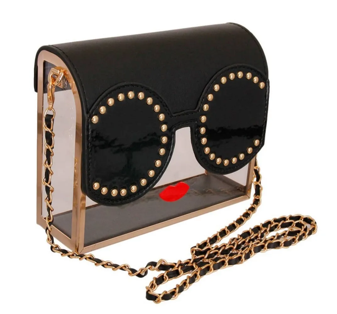 Black & Clear Hardcase Face Bag