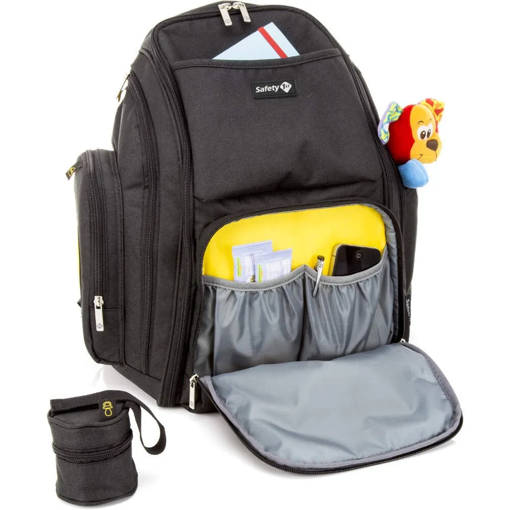 Black Back Pack Changing Bag