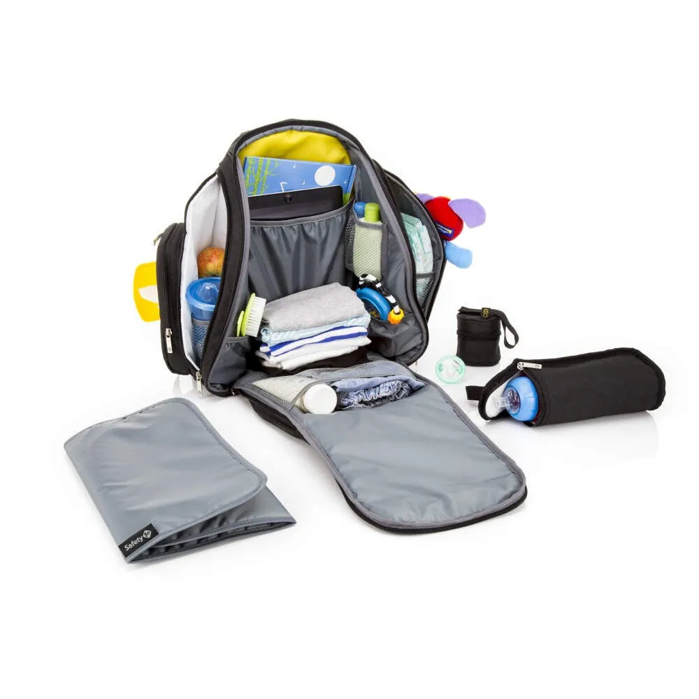 Black Back Pack Changing Bag
