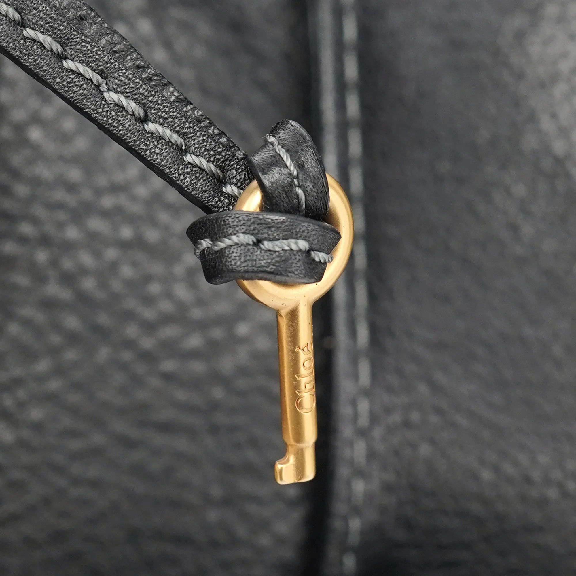 Black Leather Paddington Tote Bag