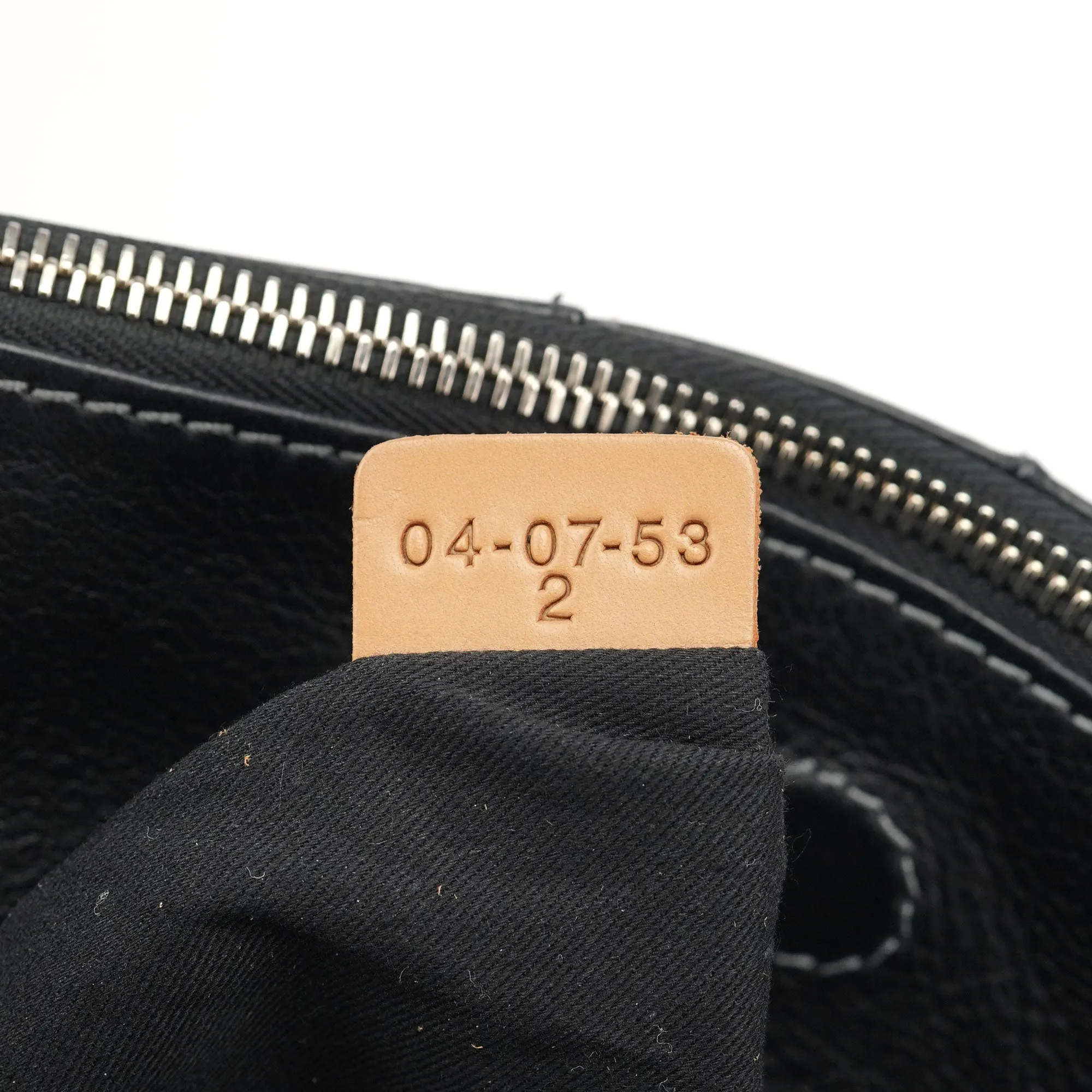 Black Leather Paddington Tote Bag