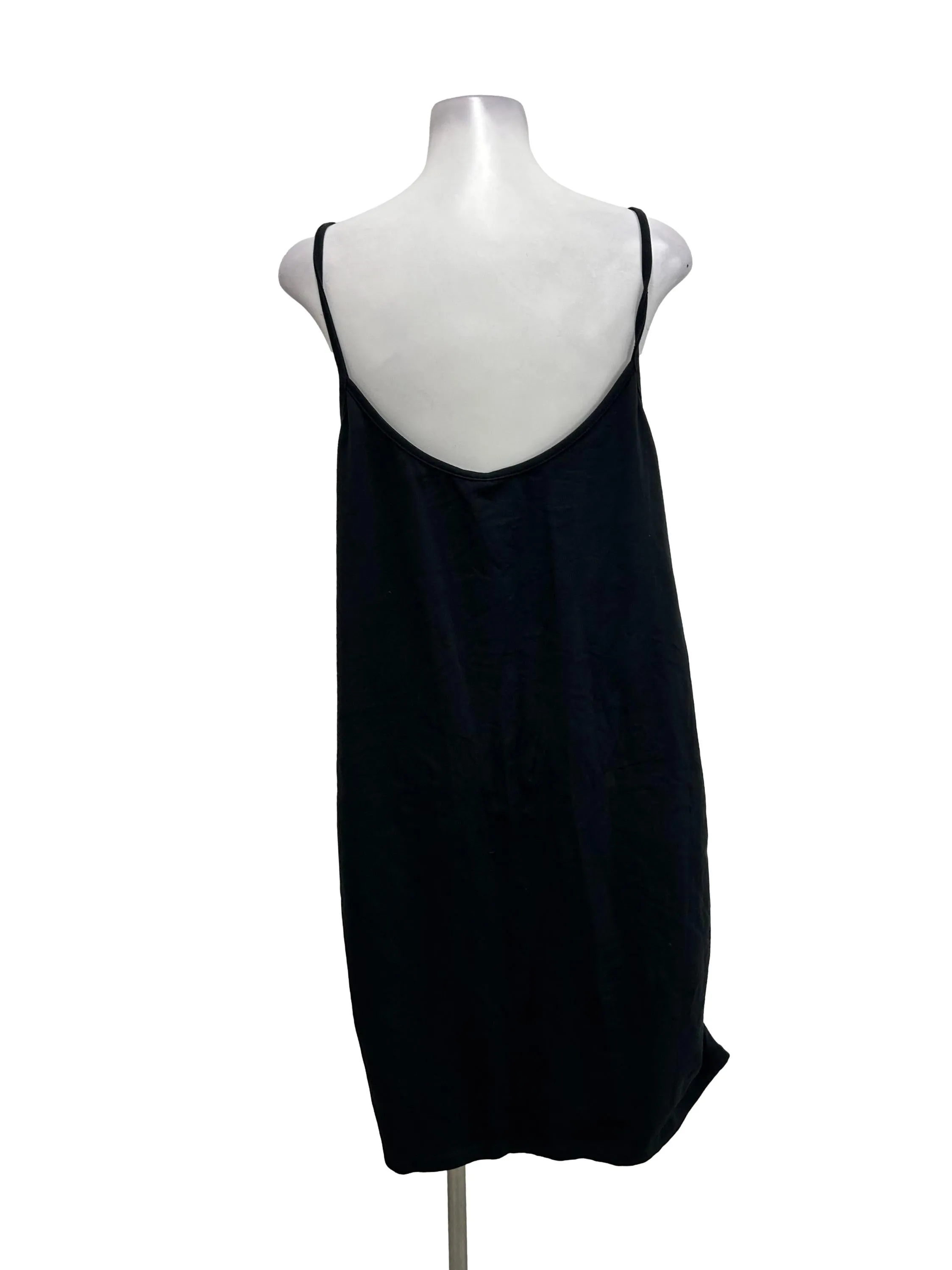 Black Sporty Sleeveless Dress
