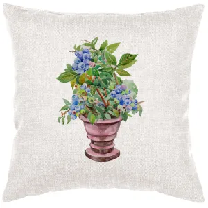 Blueberry Planter Pillow Cover