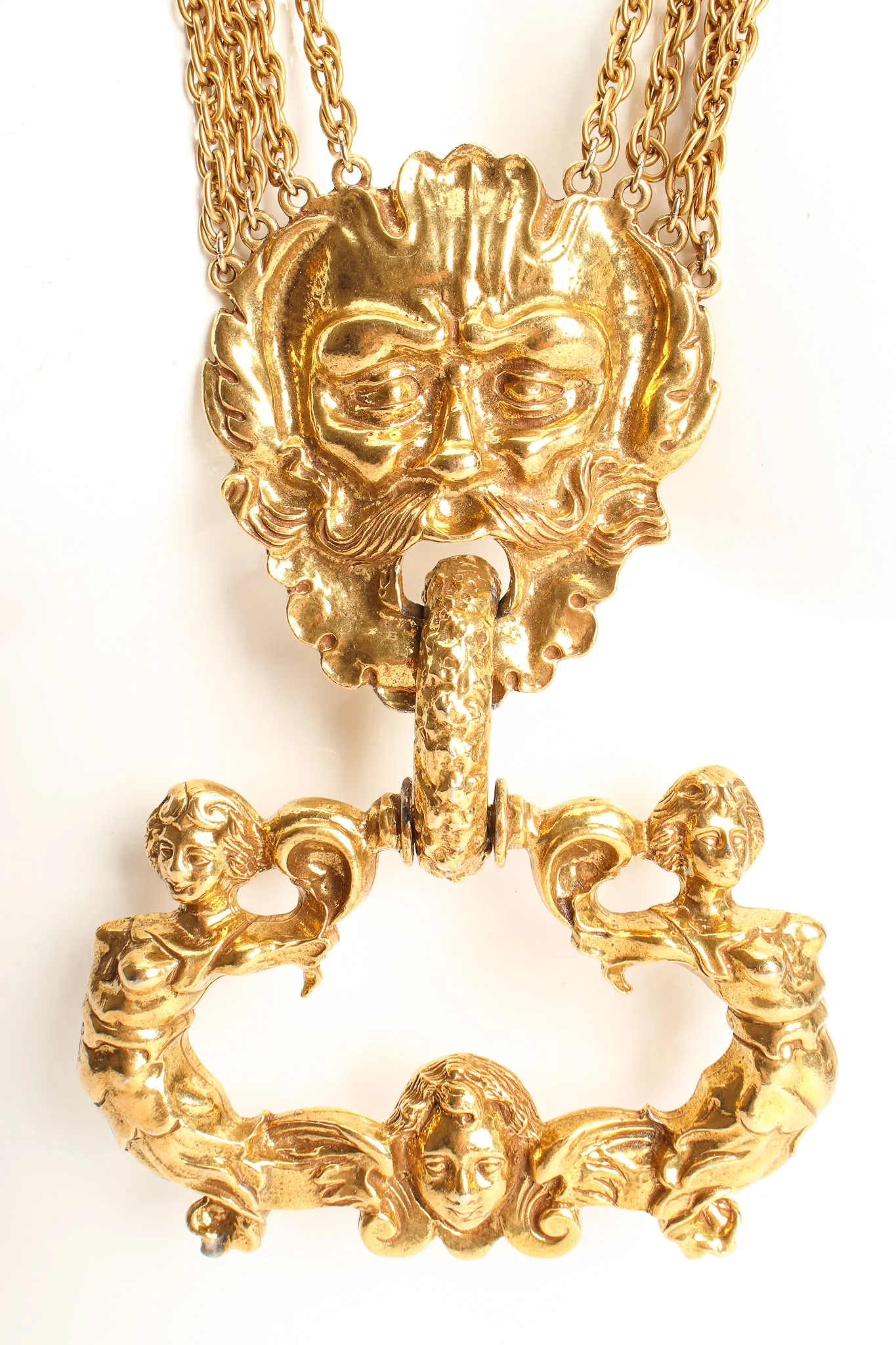 Boca de Veritas Door Knocker Pendant