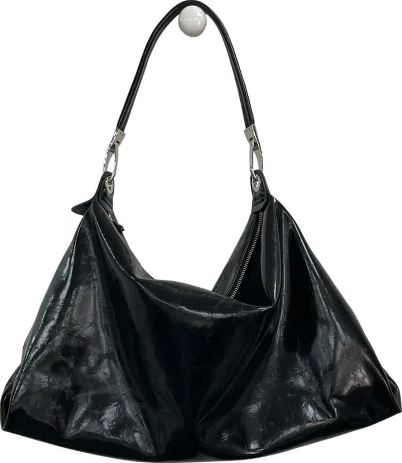 boohoo Black Slouchy Tote Bag