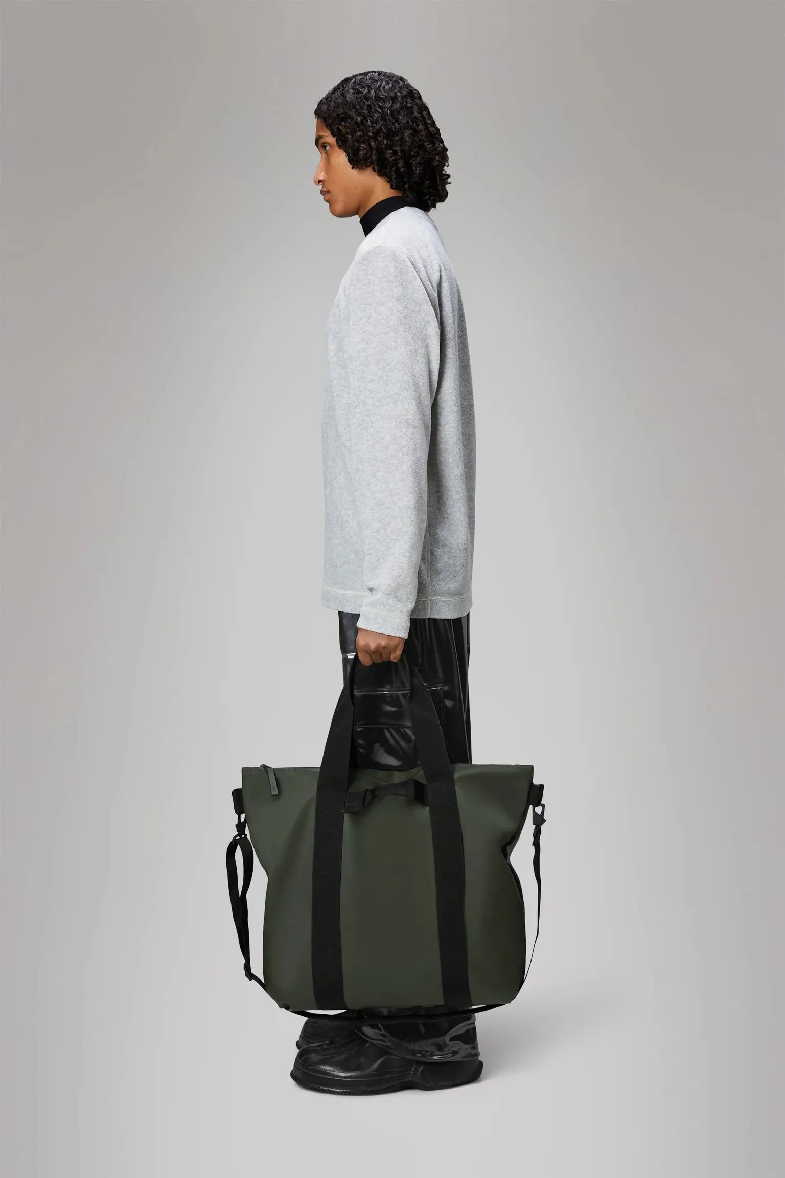 Borsa Tote Bag RAINS Impermeabile W3 Green