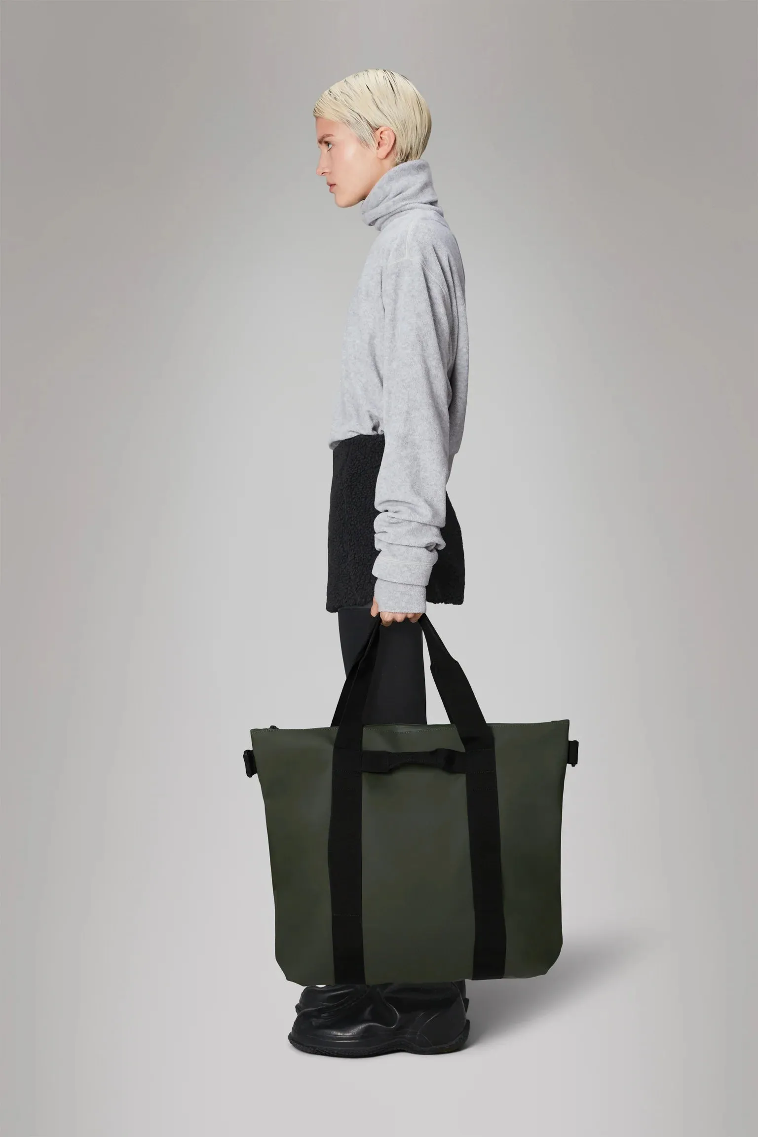 Borsa Tote Bag RAINS Impermeabile W3 Green