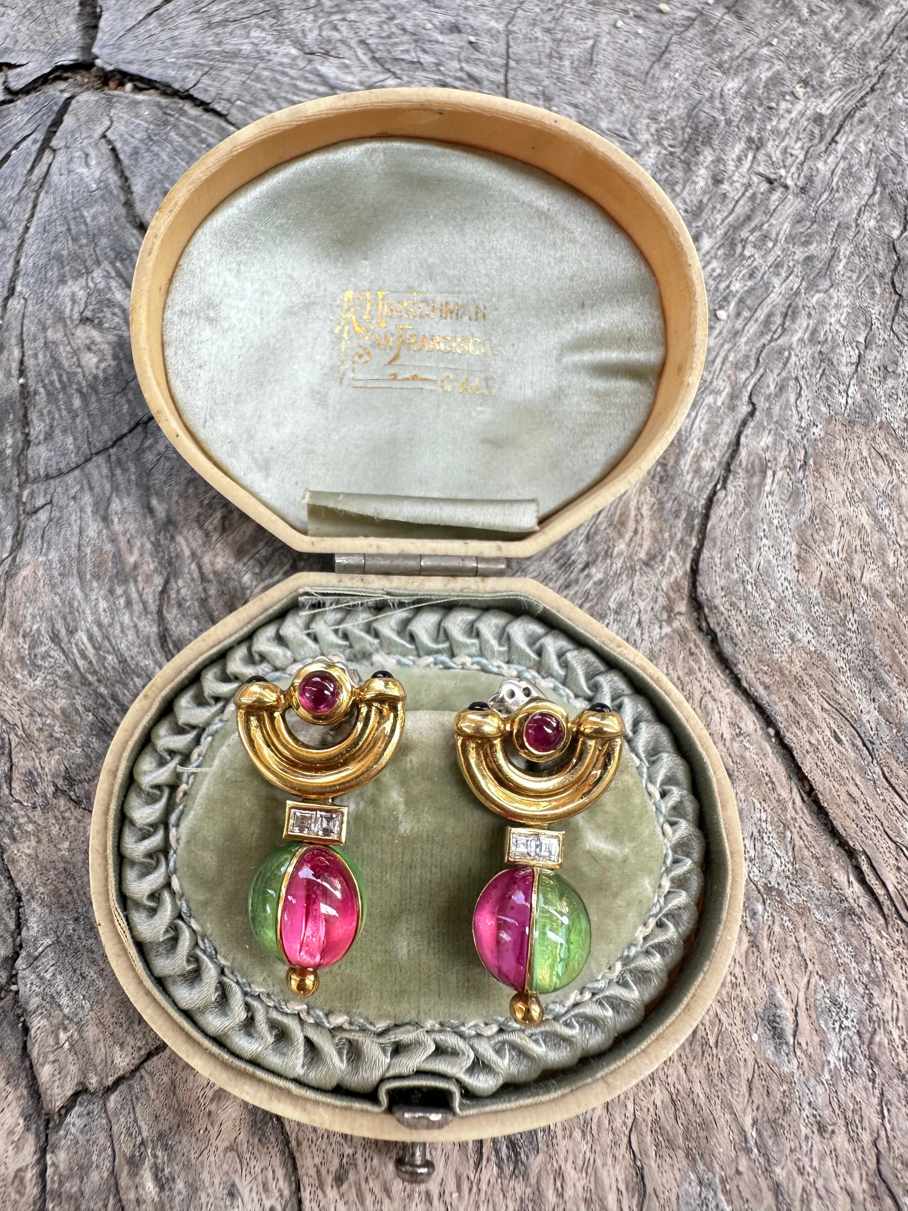 Boucheron Multi Gem & Diamond Earrings, 18k