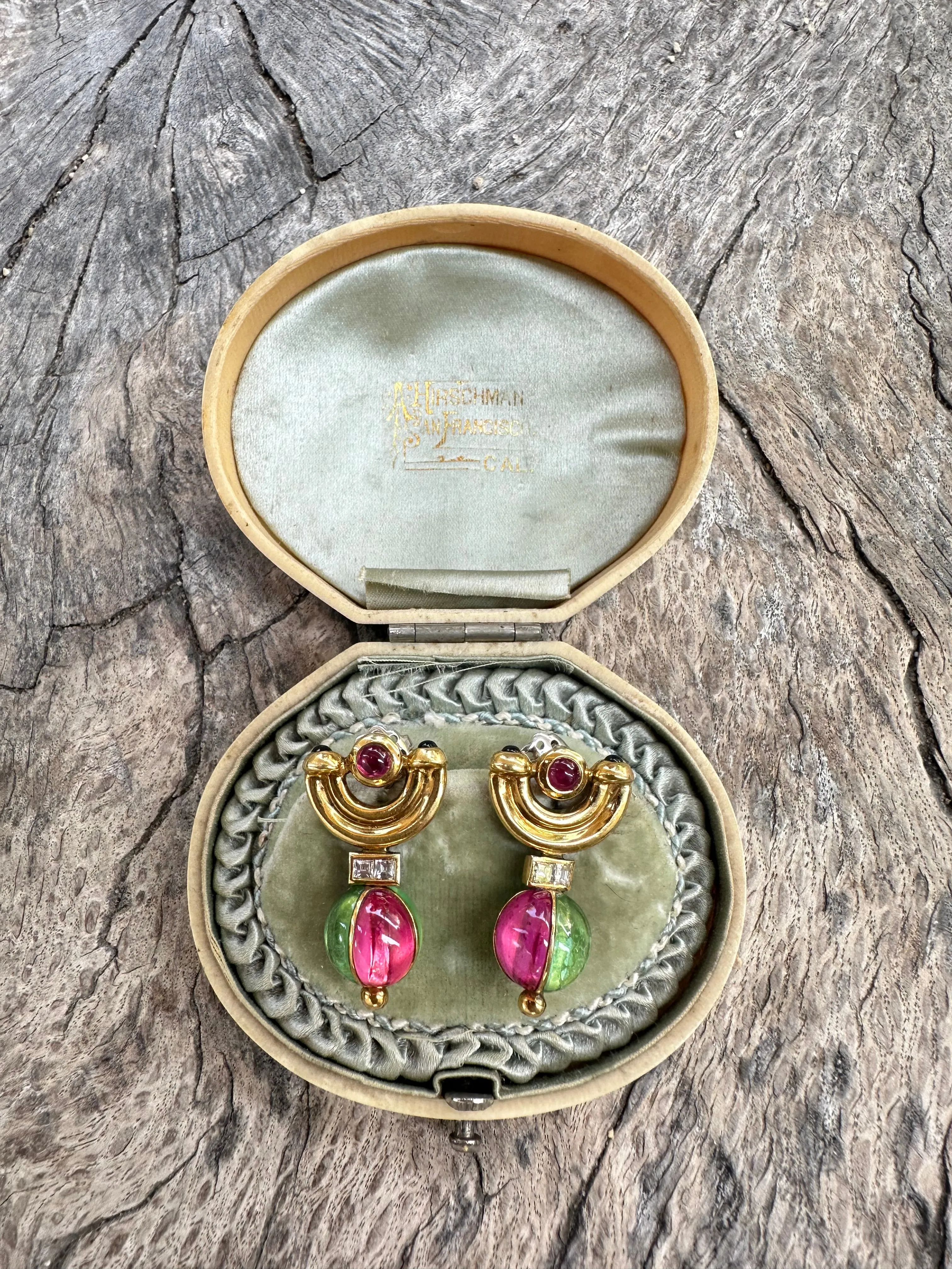 Boucheron Multi Gem & Diamond Earrings, 18k