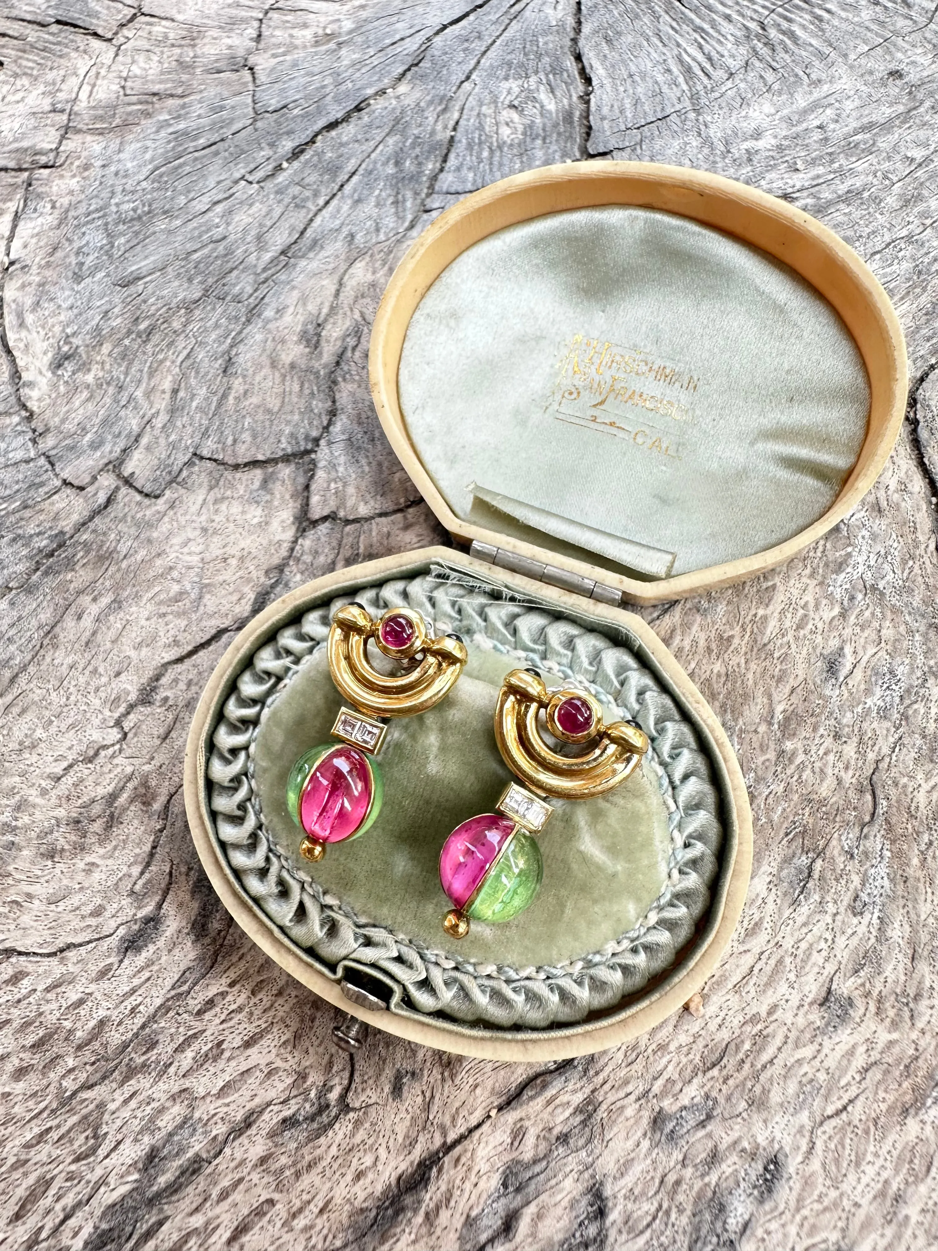 Boucheron Multi Gem & Diamond Earrings, 18k