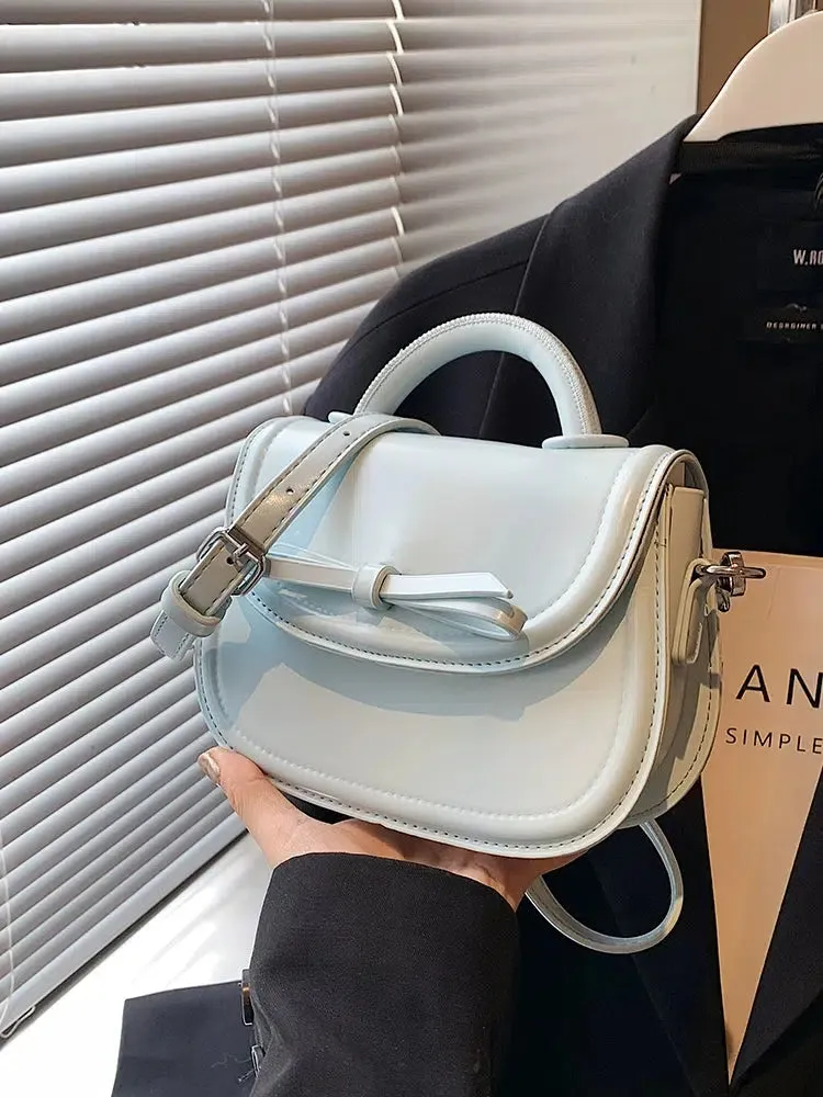 Bow Decoration Small Square Handbag