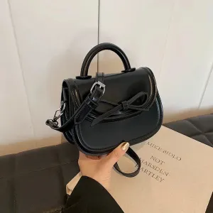 Bow Decoration Small Square Handbag