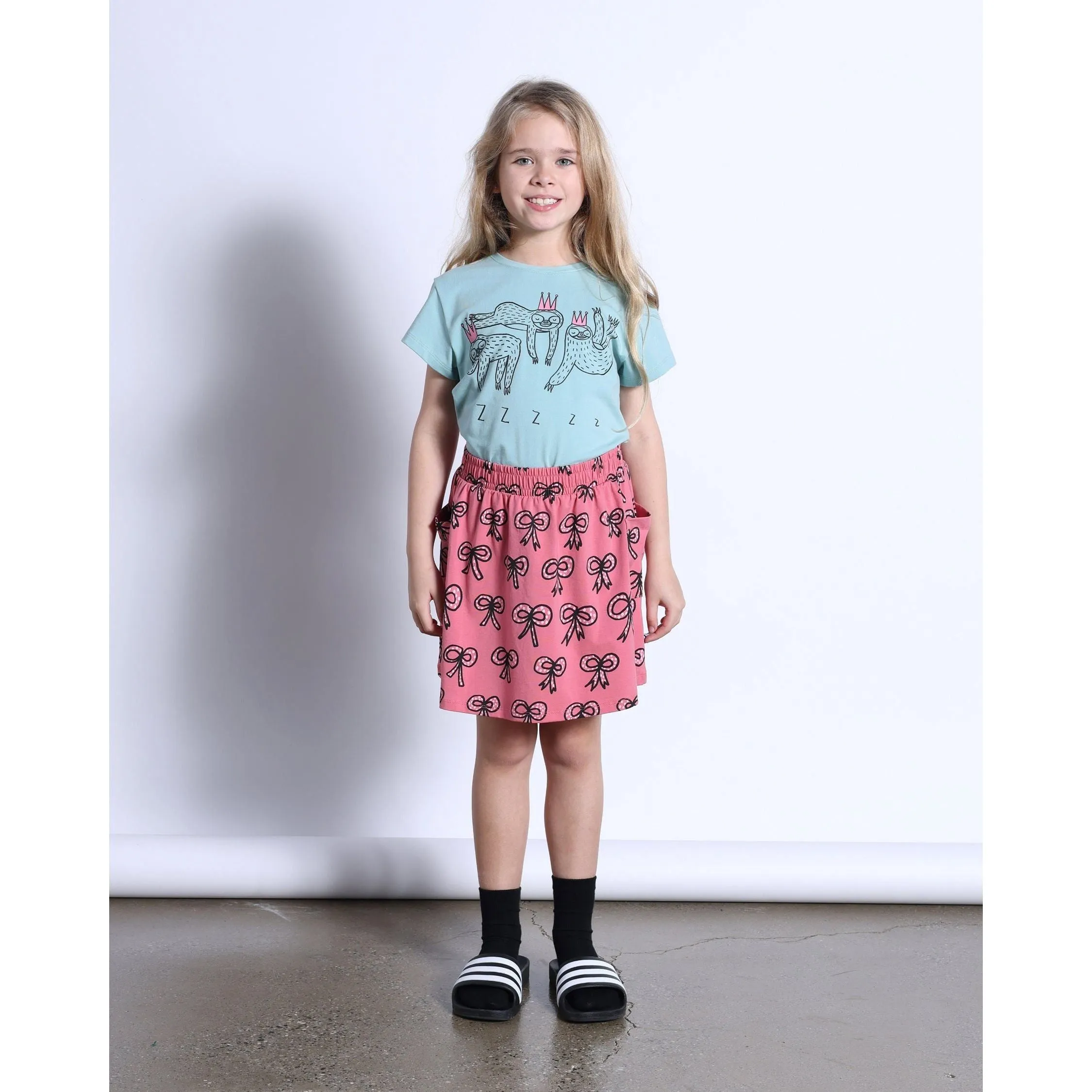 Bows Skirt- Rose