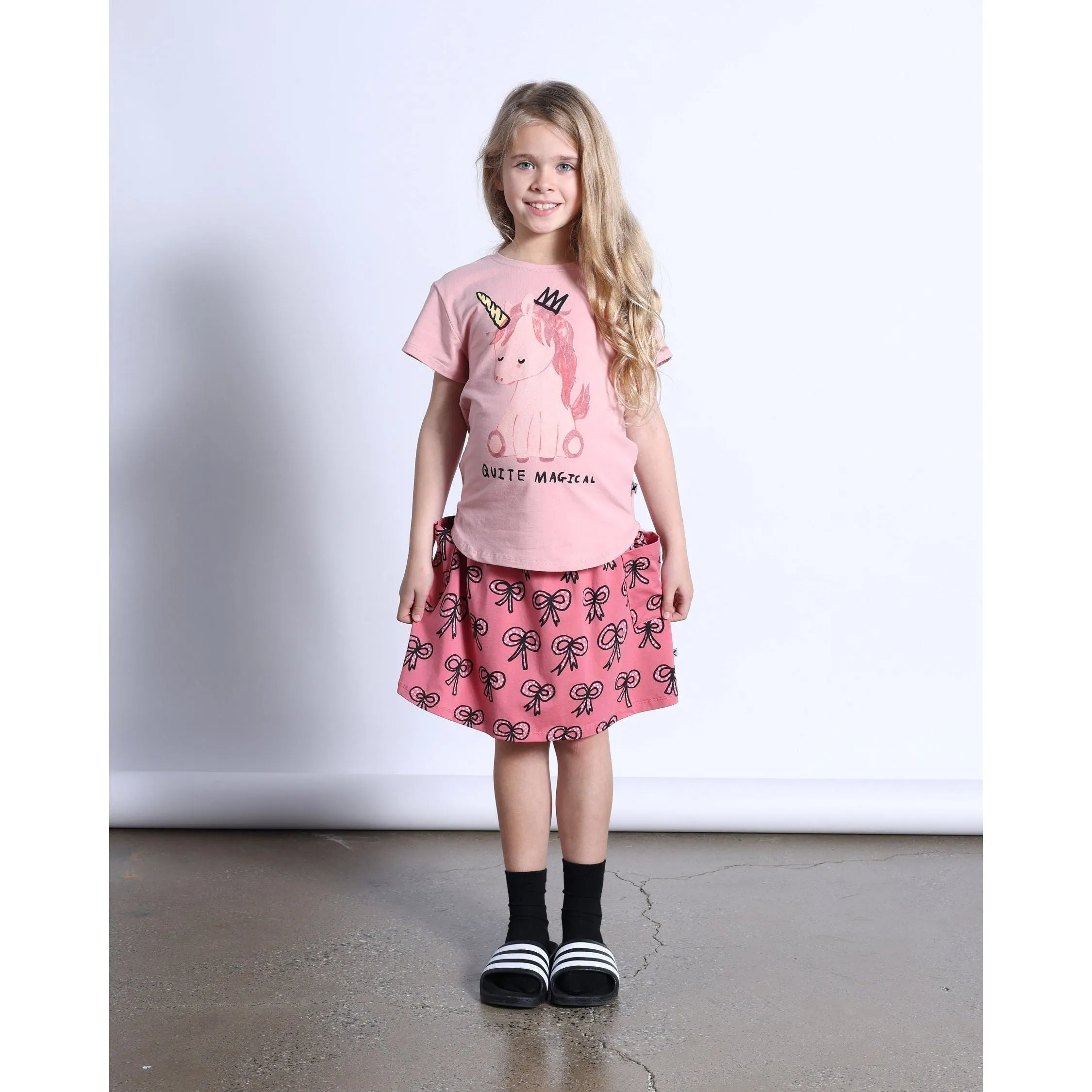 Bows Skirt- Rose