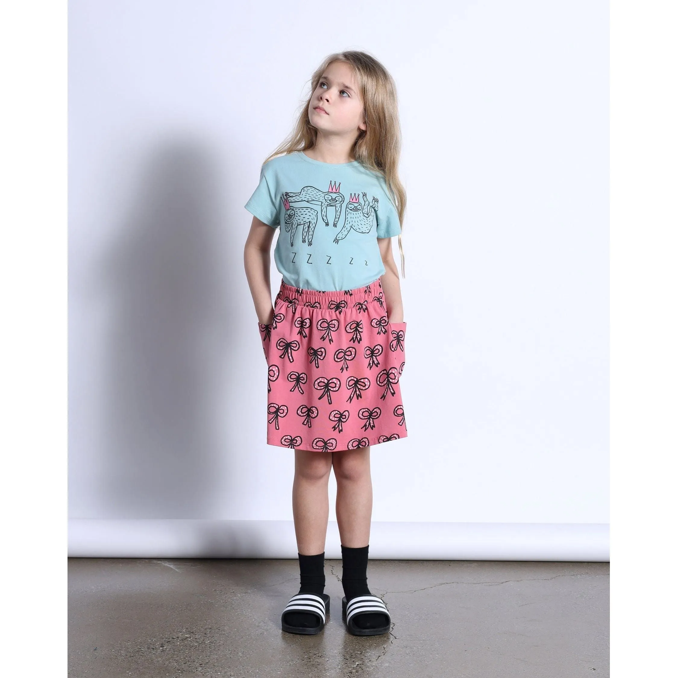 Bows Skirt- Rose
