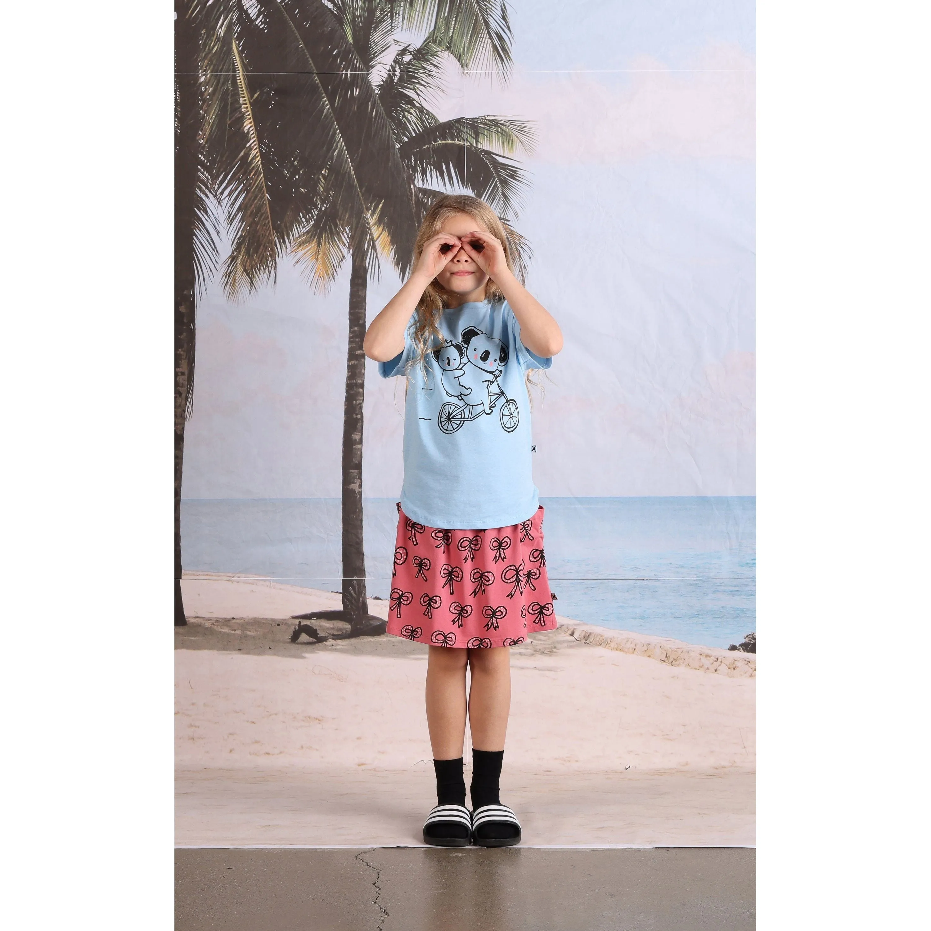 Bows Skirt- Rose