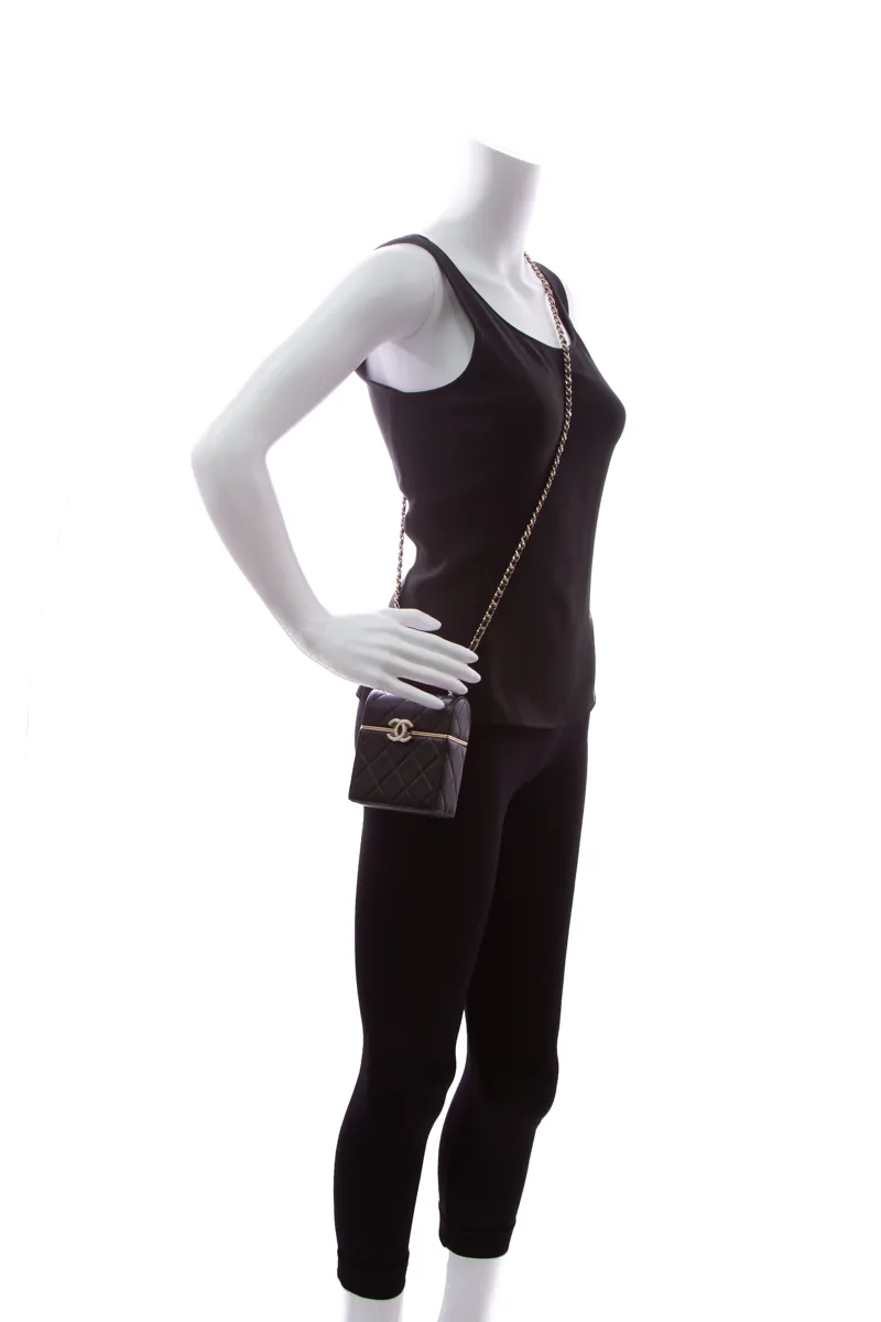 Box with Chain Crossbody Bag