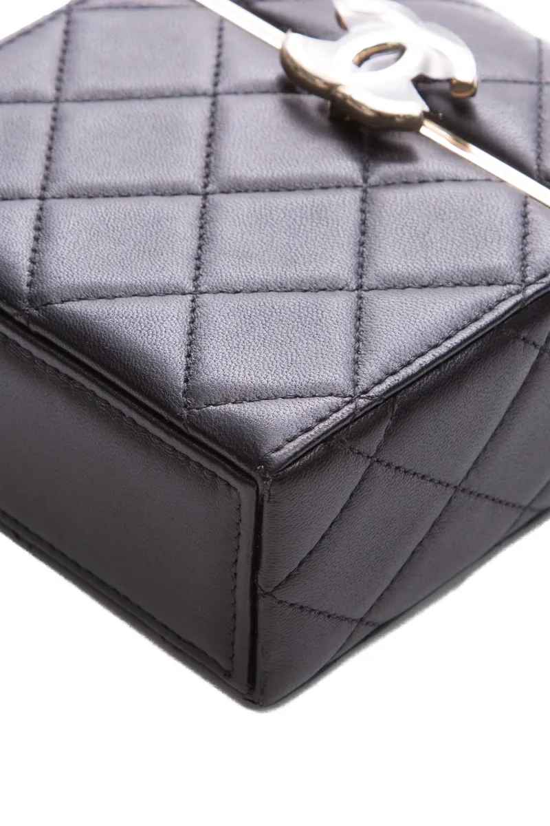 Box with Chain Crossbody Bag