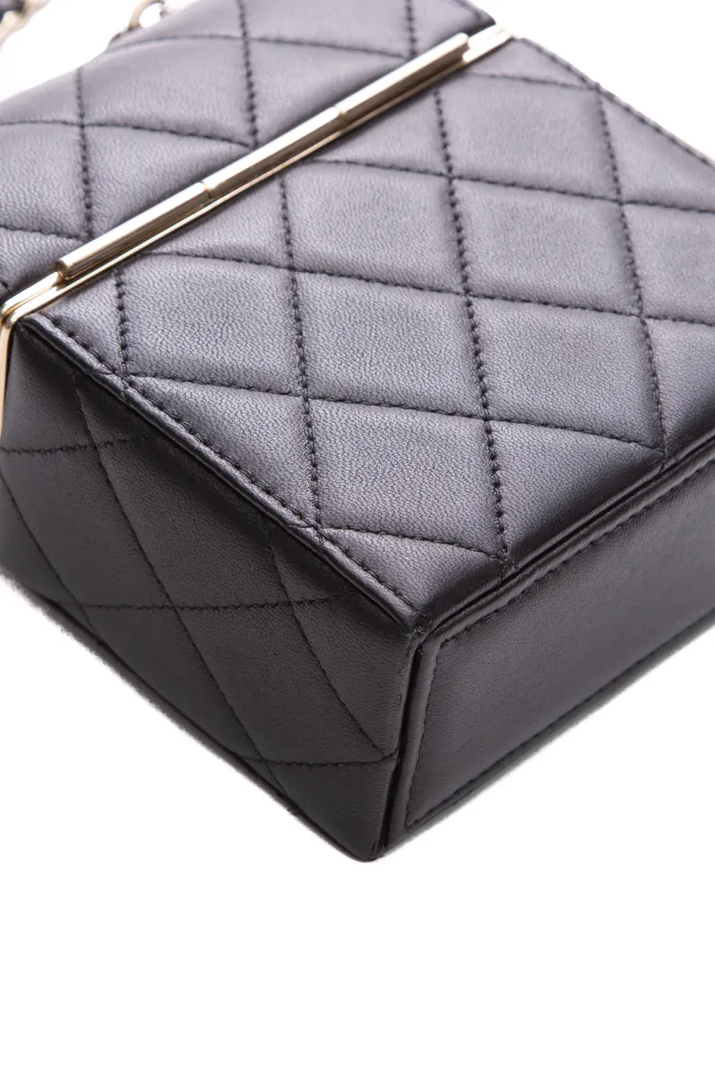 Box with Chain Crossbody Bag