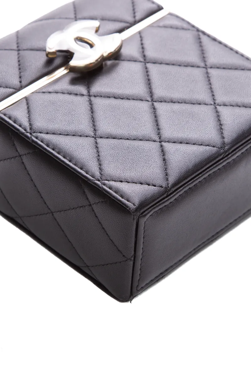 Box with Chain Crossbody Bag